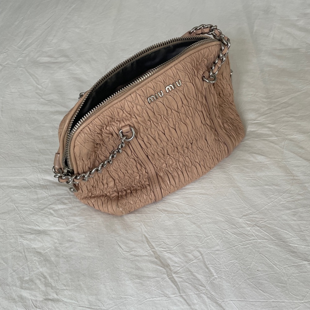 Authentic Quilted Miu Miu Chainlink Purse! - image 6